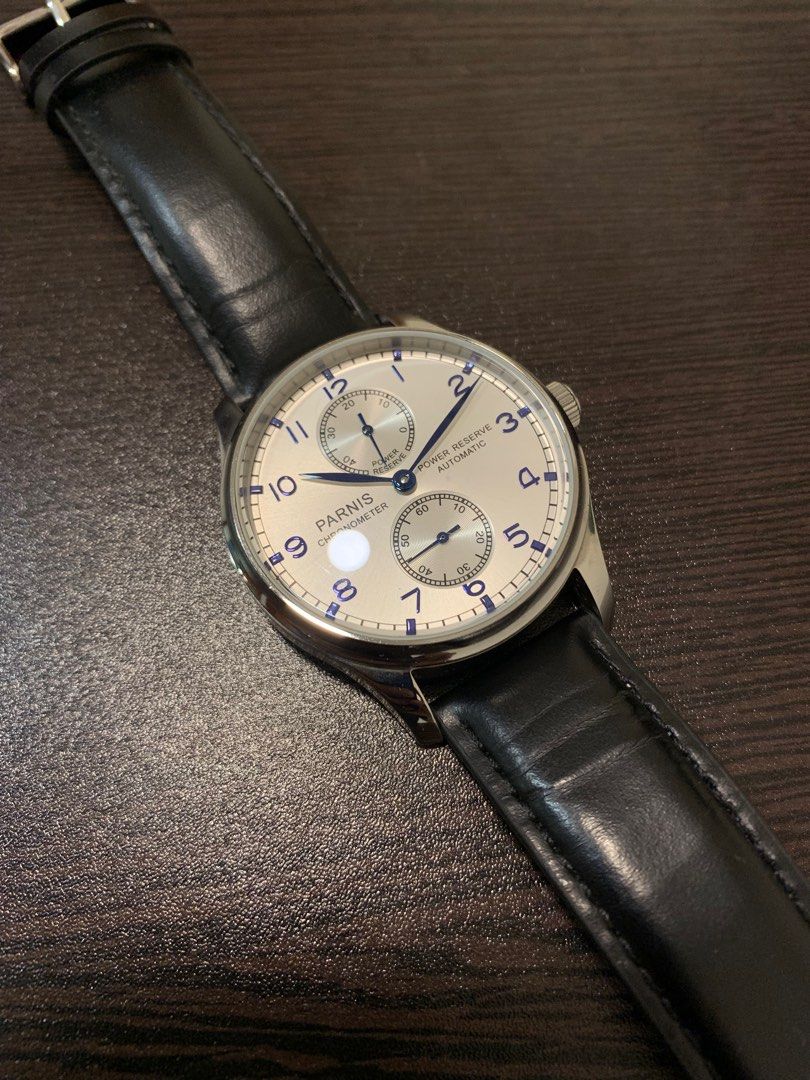 Parnis Power Reserve Automatic Watch Men s Fashion Watches