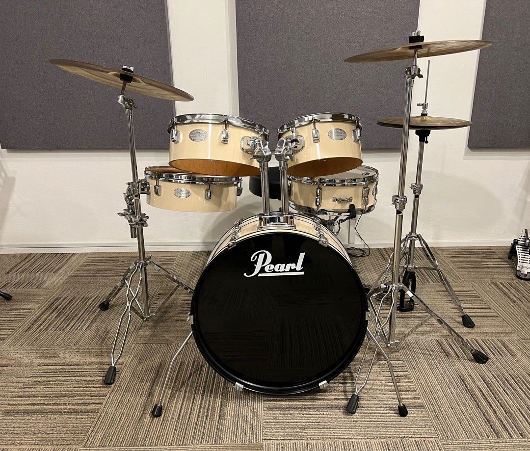 Pearl Compact Drum Set, Hobbies & Toys, Music & Media, Musical ...