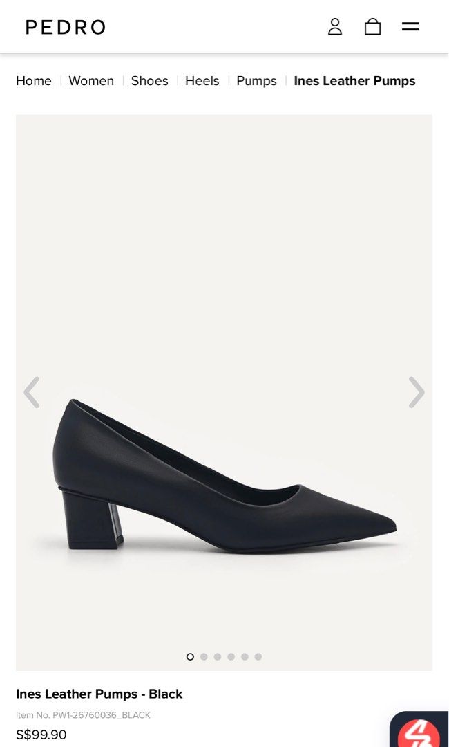 Pump black sales heels