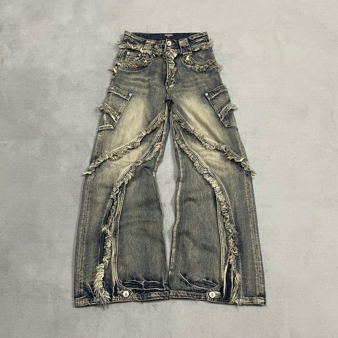 PERSONSOUL Destructive Denim Jeans商品写真にてご確認ください - パンツ
