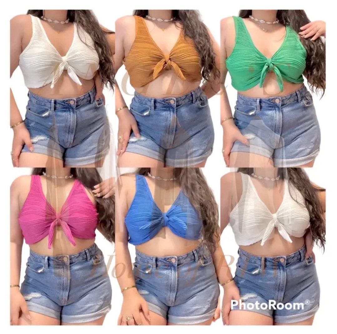 Pink Bikini Top Swimsuit Plus Size (Category: Bikinis & Swimsuits) located in Subic. Submitted by declutterwmeeeee (Listing ID 1264515226, Image 3). Description: Bikini top with both padding Size: up to 2XL Color: Pink/Mauve RFS: wrong size LP: ₱180.