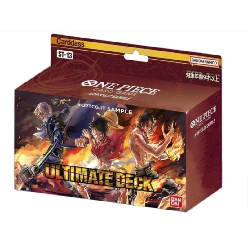 P.O) ONE PIECE CARD GAME Ultimate Deck -The Three Brothers- [ST-13],  Hobbies & Toys, Toys & Games on Carousell