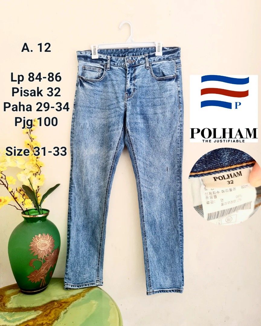 POLHAM JEANS Fesyen Wanita Pakaian Wanita Bawahan di Carousell