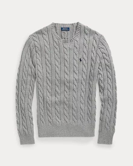 Polo Ralph Lauren Cable Knit Cotton Jumper Women s Fashion Tops