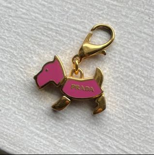 Prada on sale dog keychain