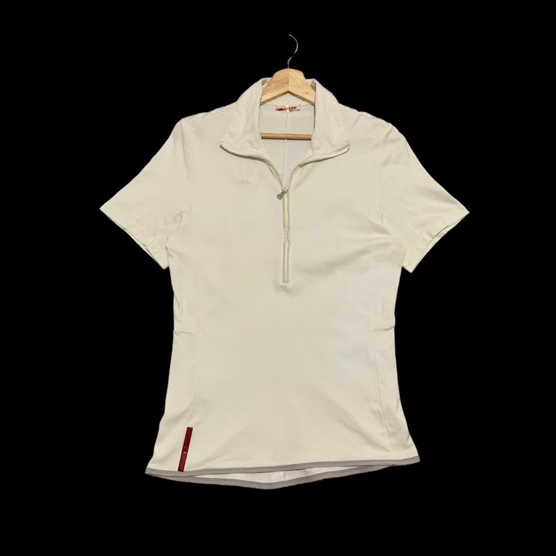 Prada sport polos, Luxury, Apparel on Carousell