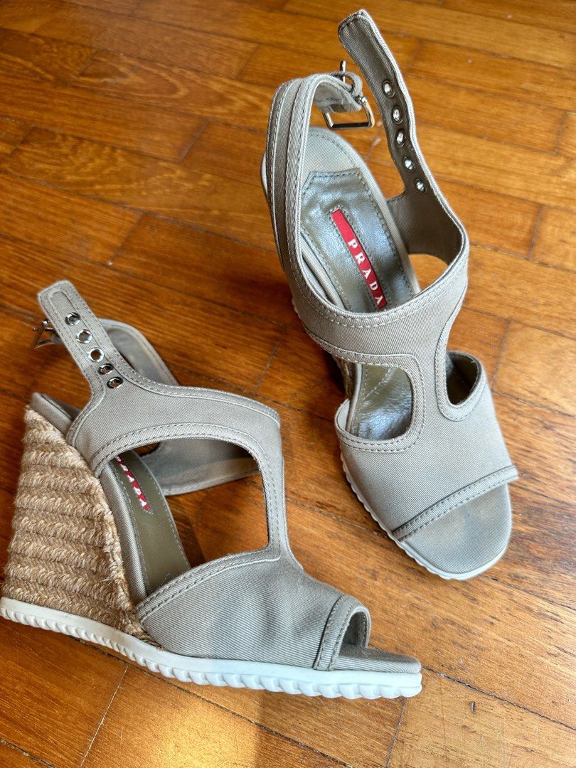 Wedges prada clearance