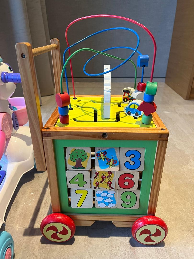 Jeronimo wooden cube activity walker discount
