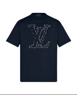 LVSE Monogram gradient T-shirt in Ocean, Men's Fashion, Tops & Sets, Tshirts  & Polo Shirts on Carousell