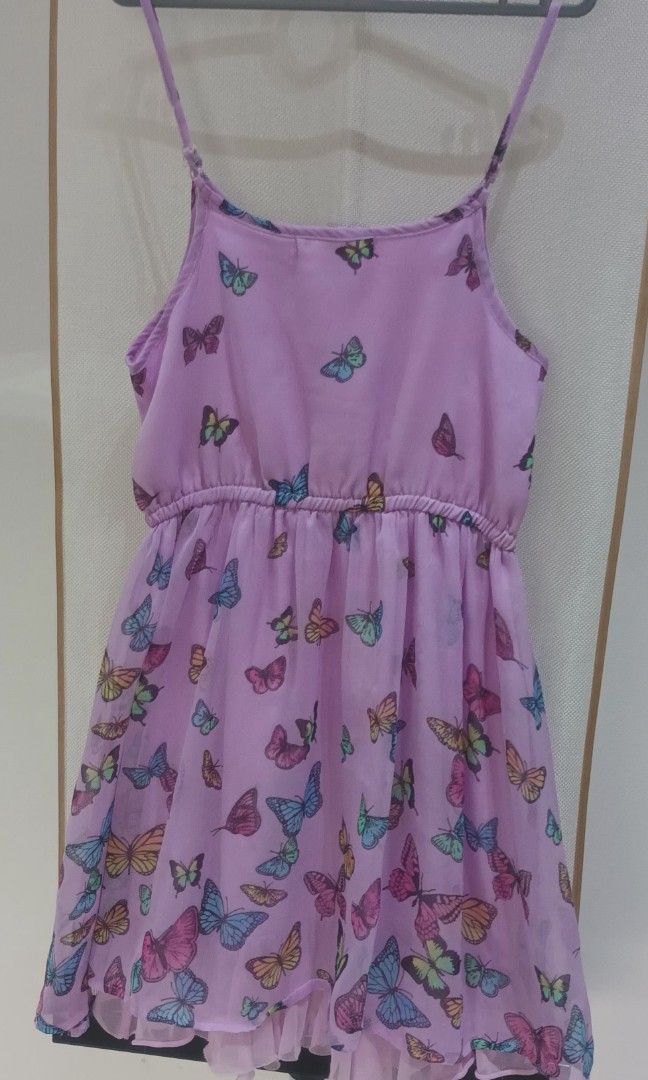 Purple sale butterfly dress