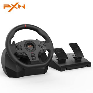 PXN V10 + Wheel Stand, Video Gaming, Gaming Accessories, Controllers on  Carousell