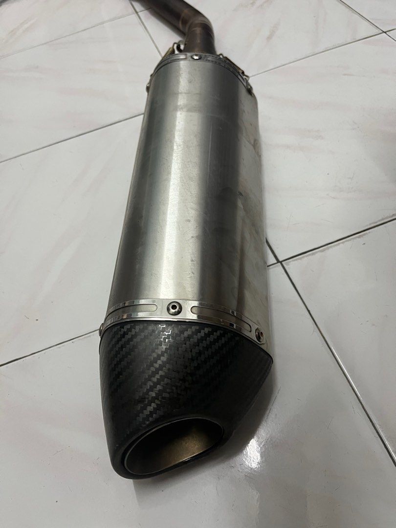 R15 v3 Full System Exhaust cutting Yoshimura R77, Motorbikes on Carousell