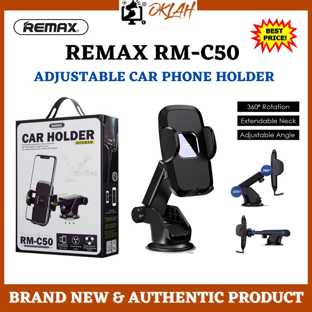 Remax RM-C50 Tuxn Series Car Mobile Phone Holder | Brand New | Store ...