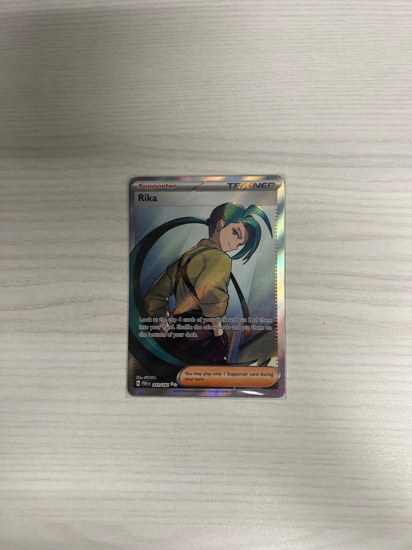 Rika FA - 241 /182 Pokemon TCG Scarlet & Violet Paradox Rift