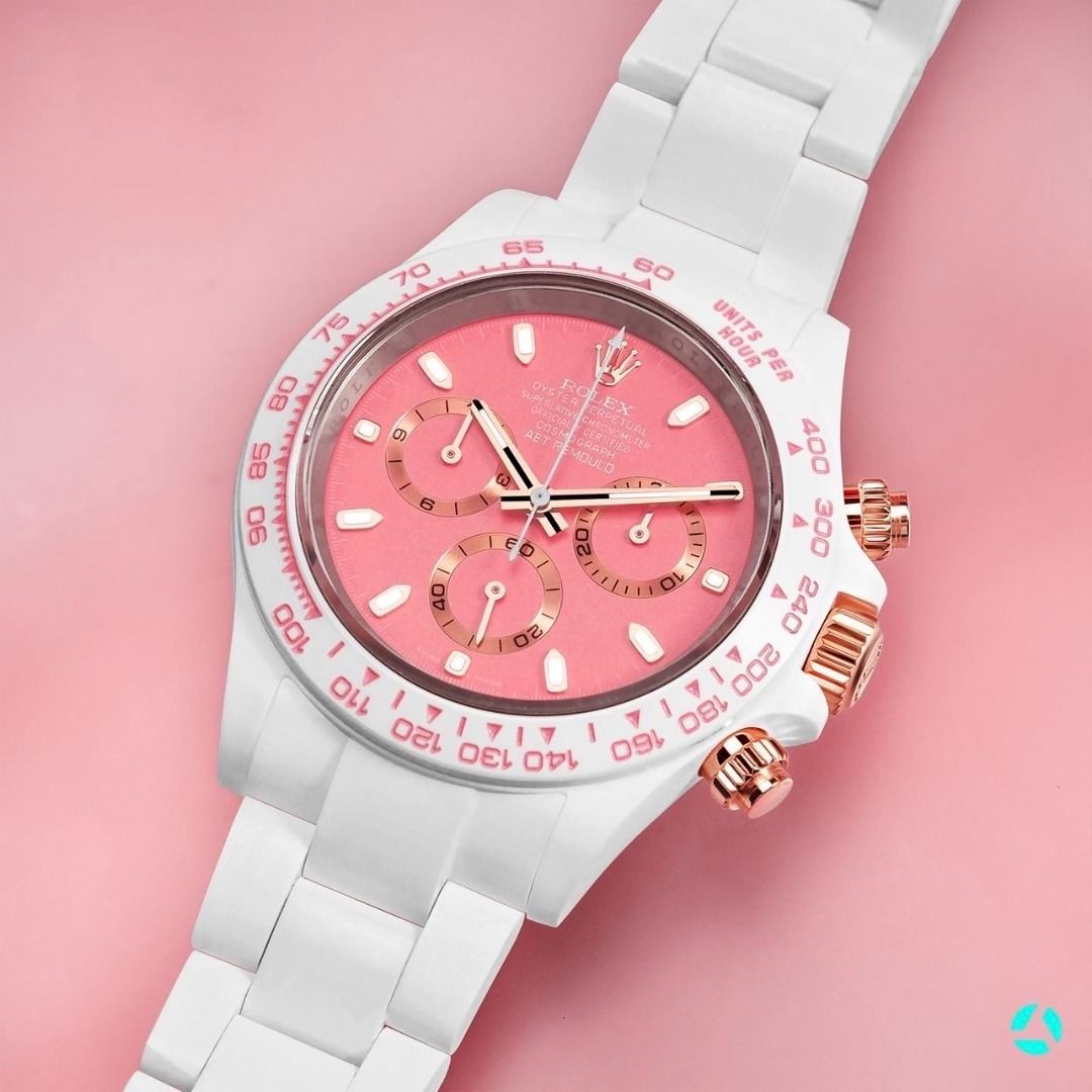 Rolex sakura pink store