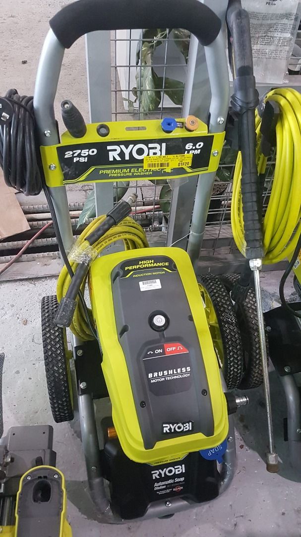 Ryobi 2100w 2750 shop psi pressure washer