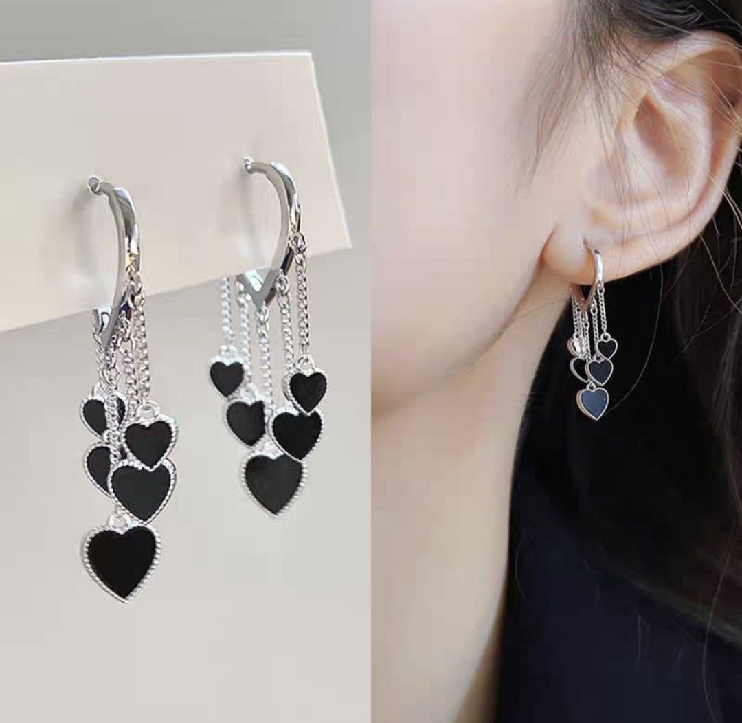 Dangle new arrivals black earrings