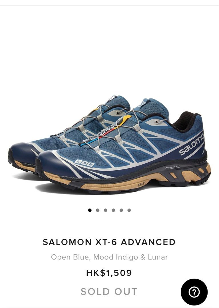 Salomon XT-6 Advanced Blue Mood Indigo