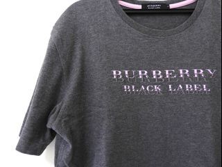 【古著尋寶S】日本製🔵BURBERRY黑標 短袖T恤🔵L號 巴寶莉 日系 名牌 品牌 精品 潮流 潮牌 上衣 灰色 男生 女生
