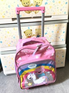 School bag / trolley bag / peppa pig