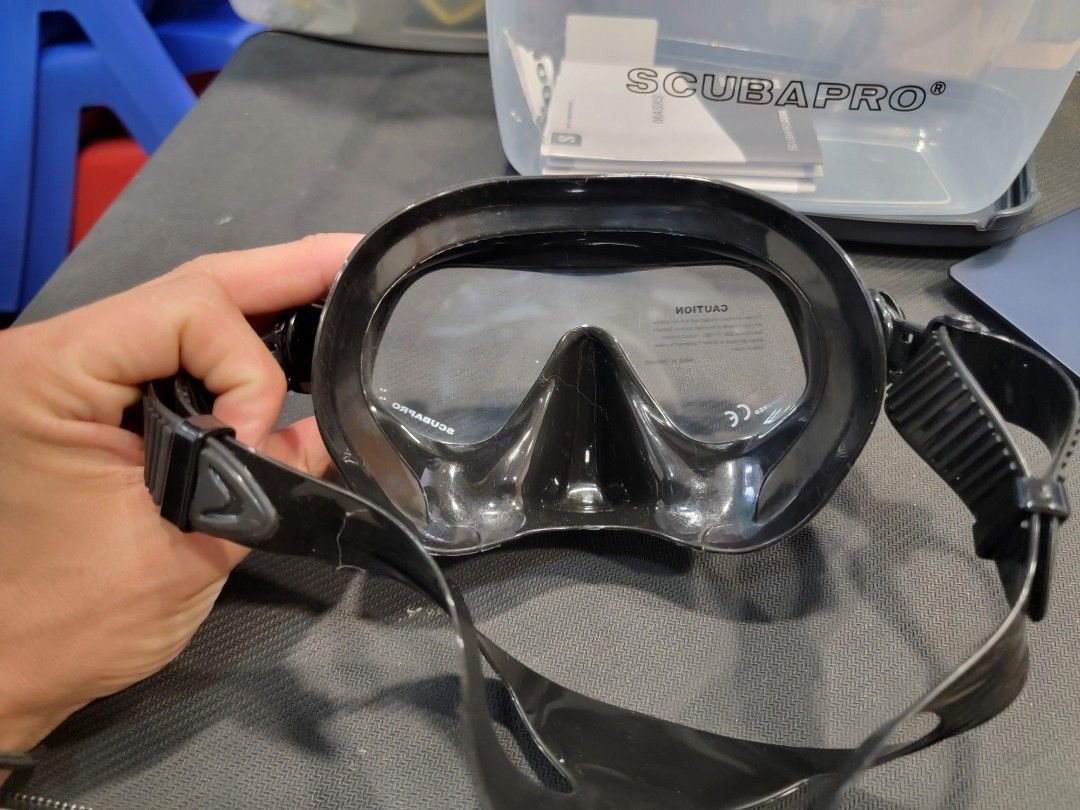 Scubapro Steel Pro Mask Black Carousell
