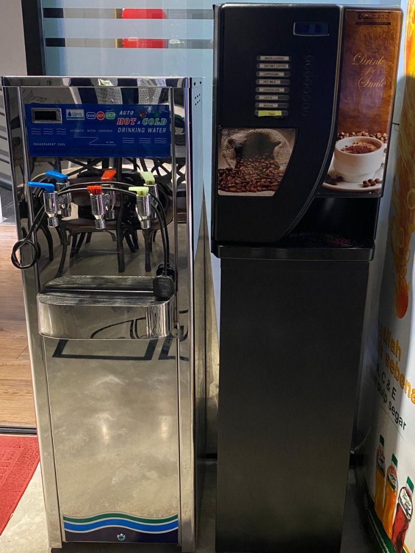 Second hand coffee machine and water dispenser, TV & Home Appliances