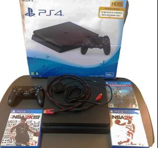 Second hand PS4 with free 3games