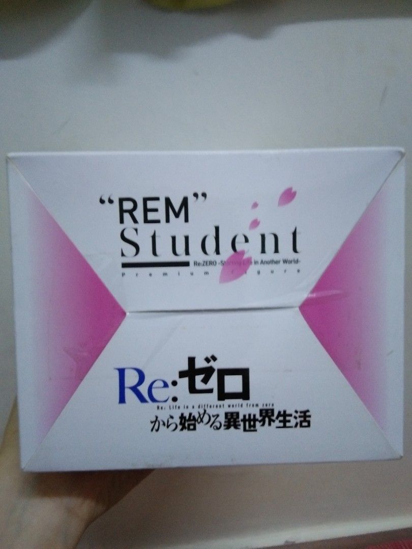 SEGA Kadokawa Re Zero Rem Student Ver. Premium Figure Pretty Cute