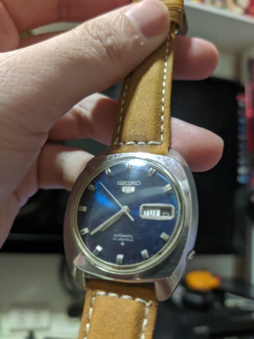 Seiko 5 dress 6119 movement automatic watch Men s Fashion