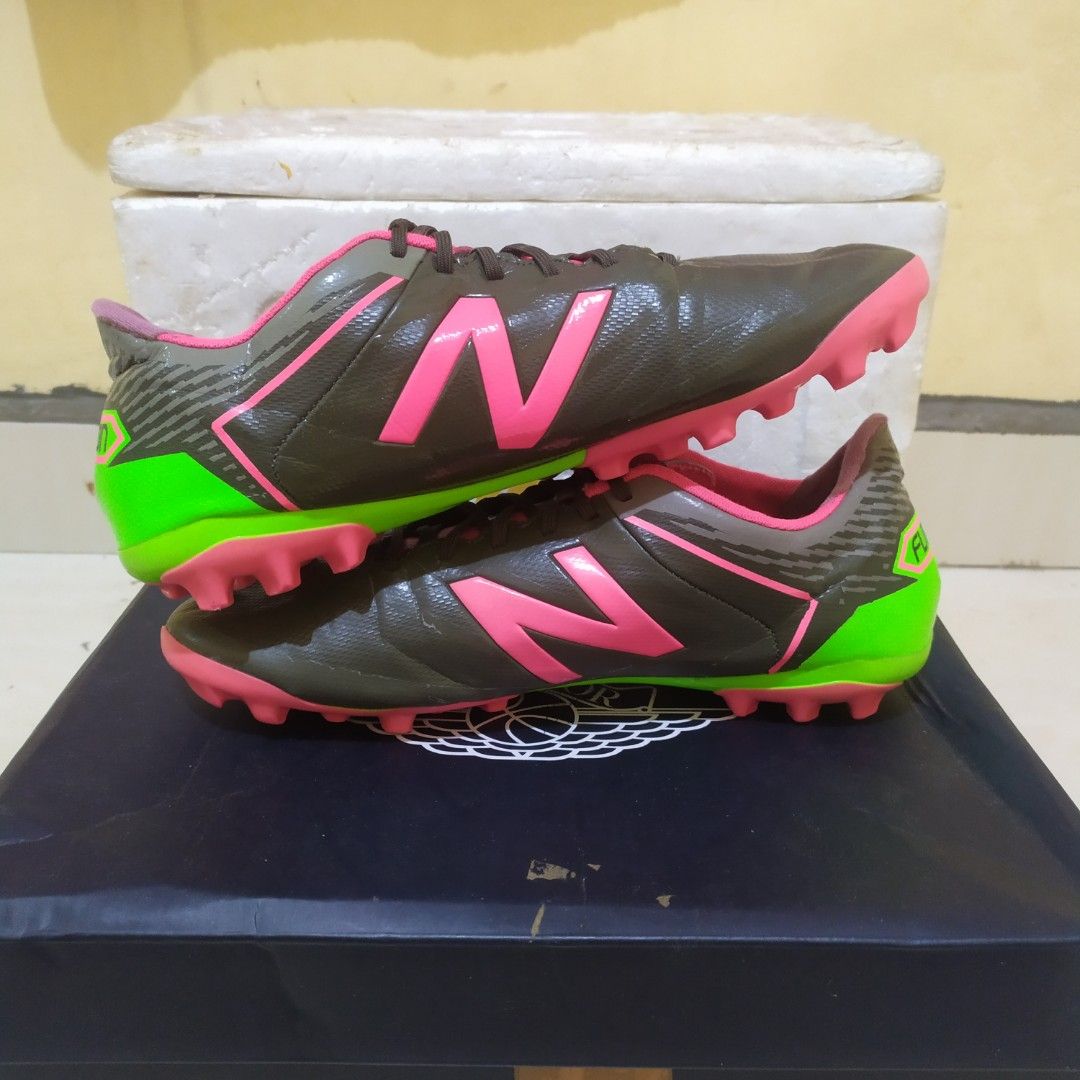 Sepatu Bola Original 40 New Balance Furon 3.0 Dispatch AG Green