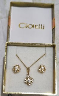 SET - Earrings and Necklace with Receipt