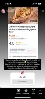 Singapore voucher for fine dining restaurant