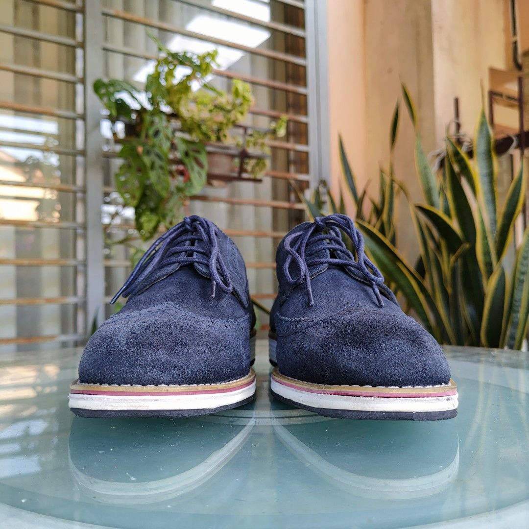 Soda Oxford Wingtip Suede Leather 7UK Men s Fashion Footwear Casual shoes on Carousell
