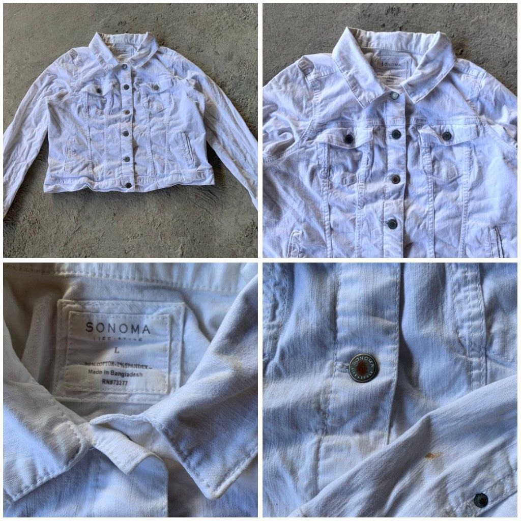 Samma Cropped Denim Jacket main image 1