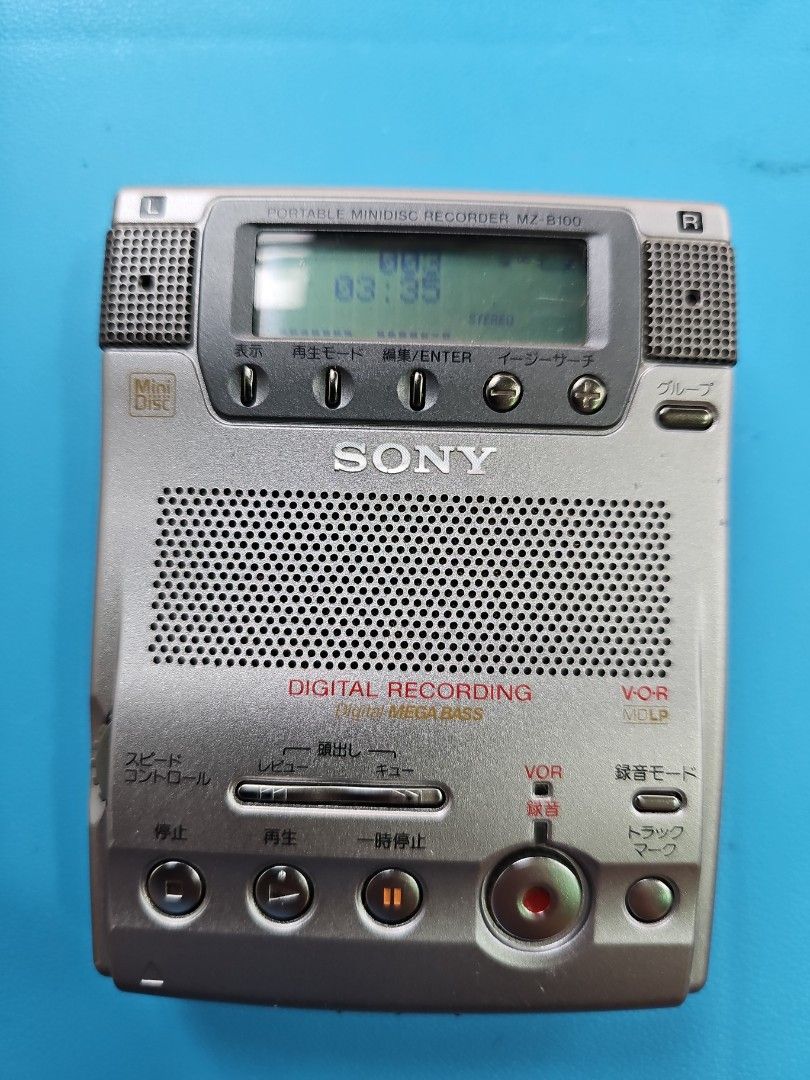 SONY MDウォークマン PORTABLE MZ-B100 ジャンク扱い - ポータブル 