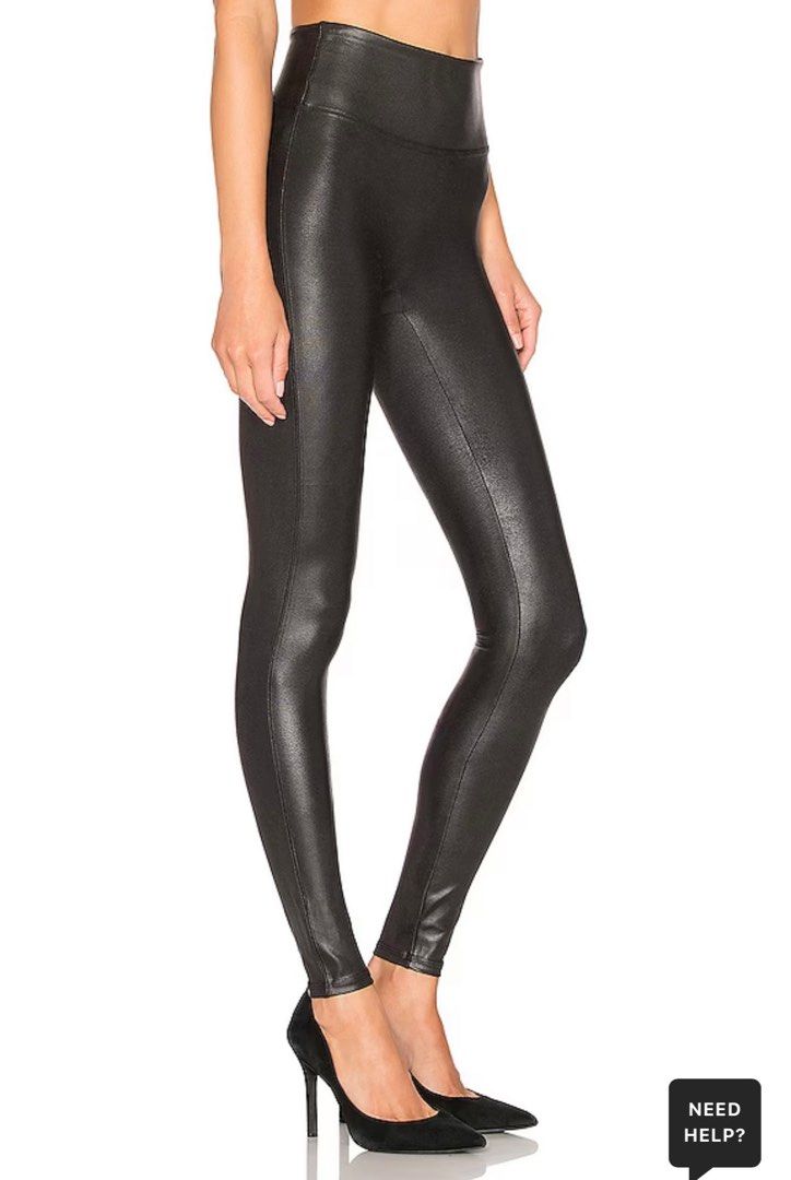 Spanx Faux Leather Leggings in Black size S, Women's Fashion, Bottoms,  Jeans & Leggings on Carousell