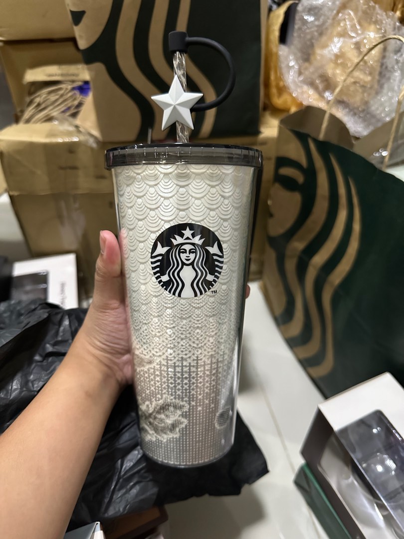 Starbucks 2024 Pearl Cold Cup, Furniture & Home Living, Kitchenware ...