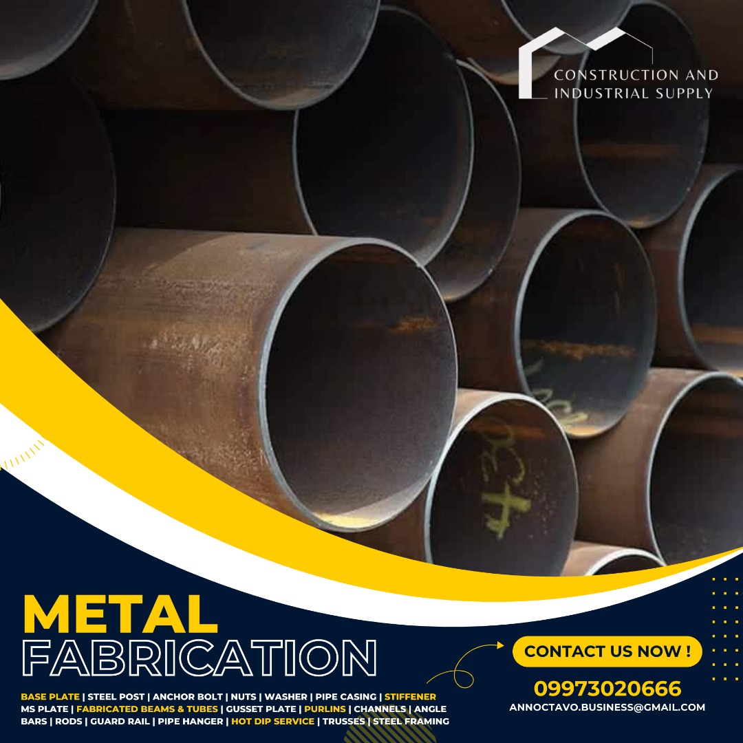 Steel Pipe Casing Pipe Cable Casing Metal Works Large Pipe