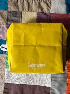Supergoop!  Reusable Sunny Yellow Pouch