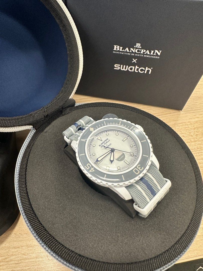 ブランド品専門の x 新品未使用 Blancpain Swatch Ocean Antarctic