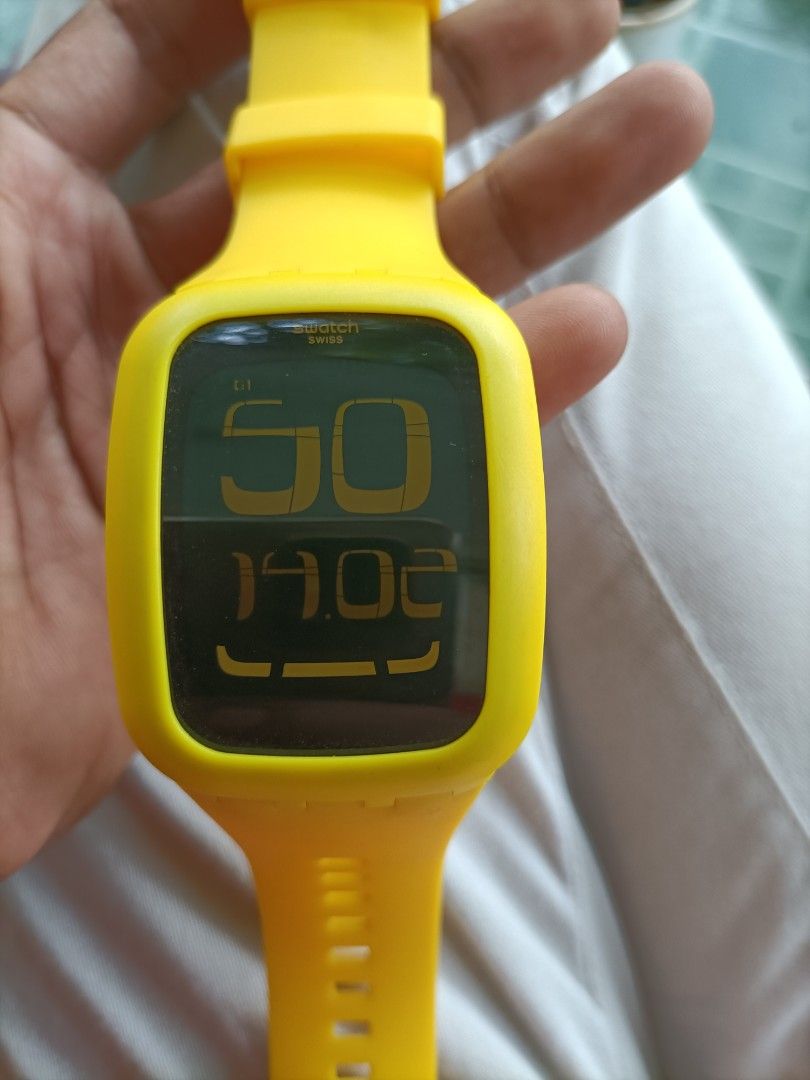 Swatch shop touch yellow