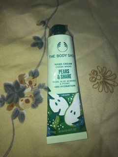 The Body Shop Hand Cream Pears and Share