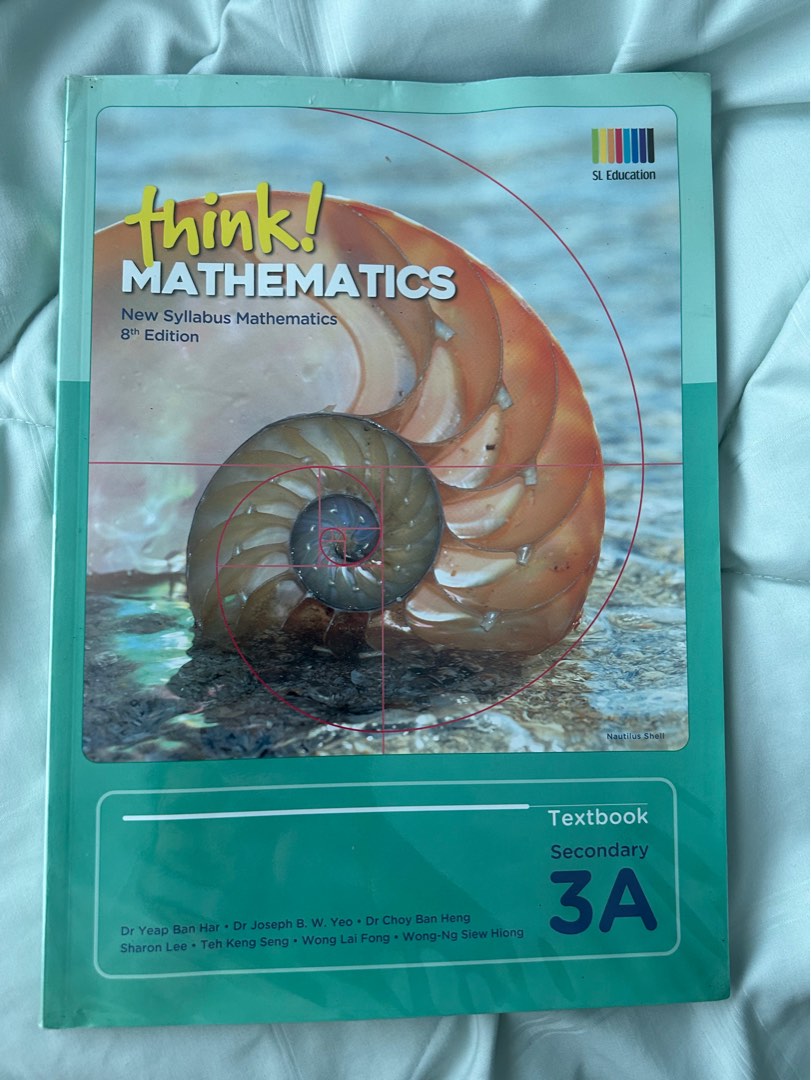 Think Mathematics Textbook 3a New Syllabus Mathematics 8th Edition Hobbies Toys Books Think Mathematics Textbook 3a New Syllabus Mathematics 8th Edition Hobbies Toys Books