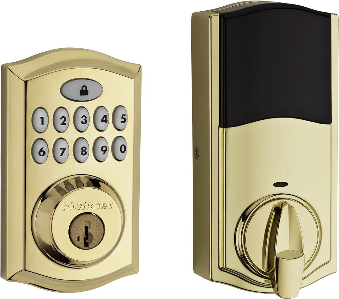 TP-Kwikset 99130-001 SmartCode 913 UL Electronic Deadbolt Featuring ...
