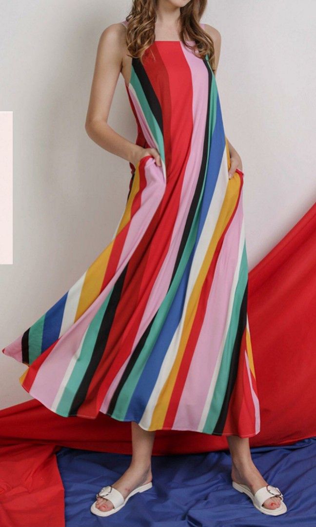 Rainbow maxi sales