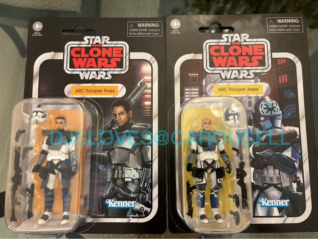 Star Wars Black Series Arc Trooper Fives & Clone Commander Jesse