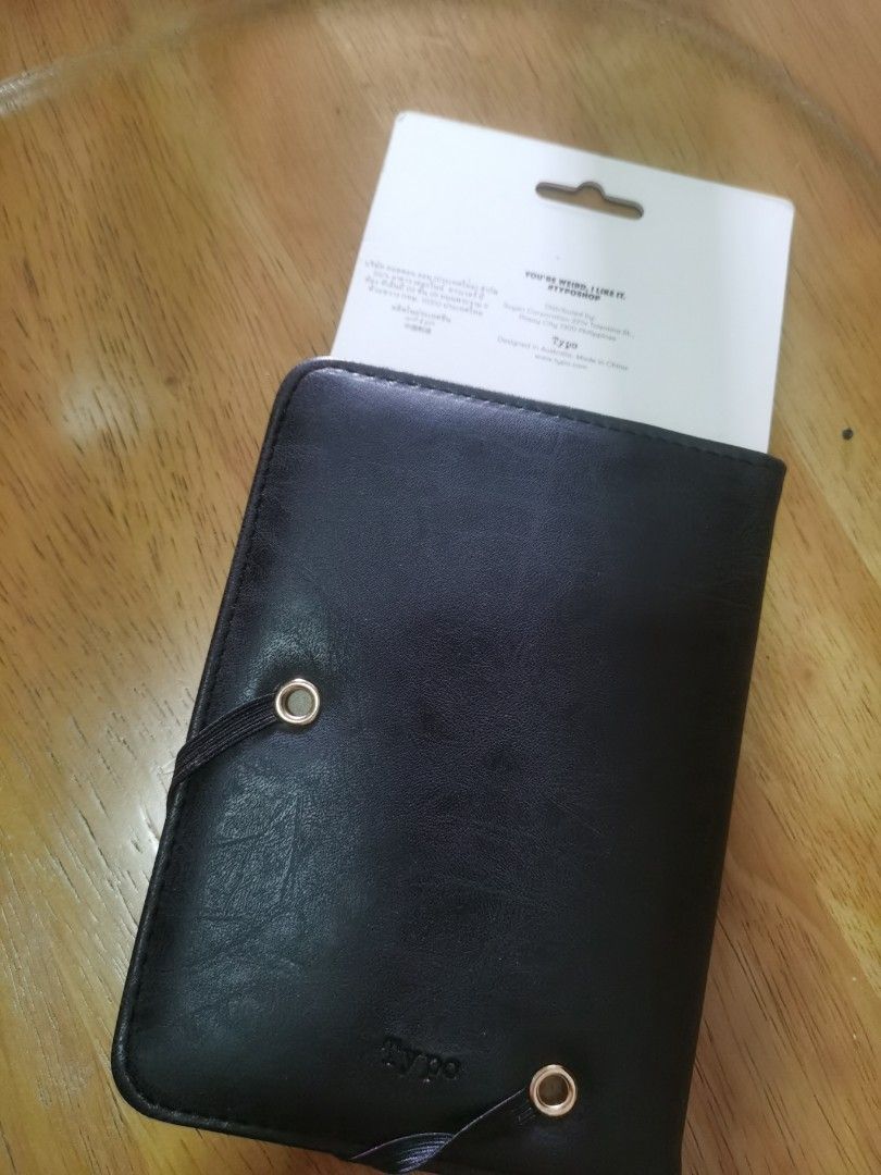 TYPO RFID PASSPORT HOLDER BLACK, Men's Fashion, Watches & Accessories