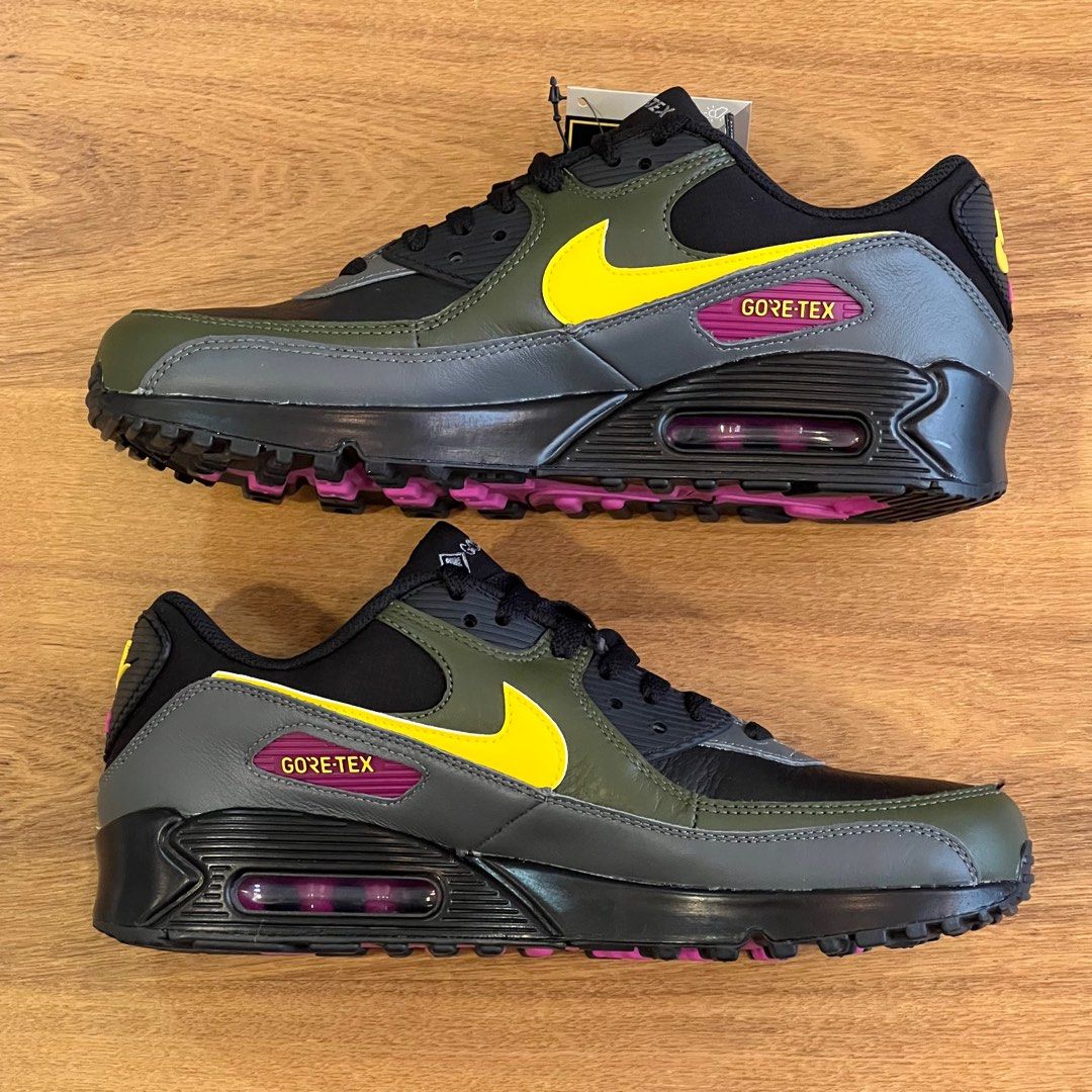 UK8 Nike Air Max 90 Gore Tex Black Cargo Khaki Men s Fashion