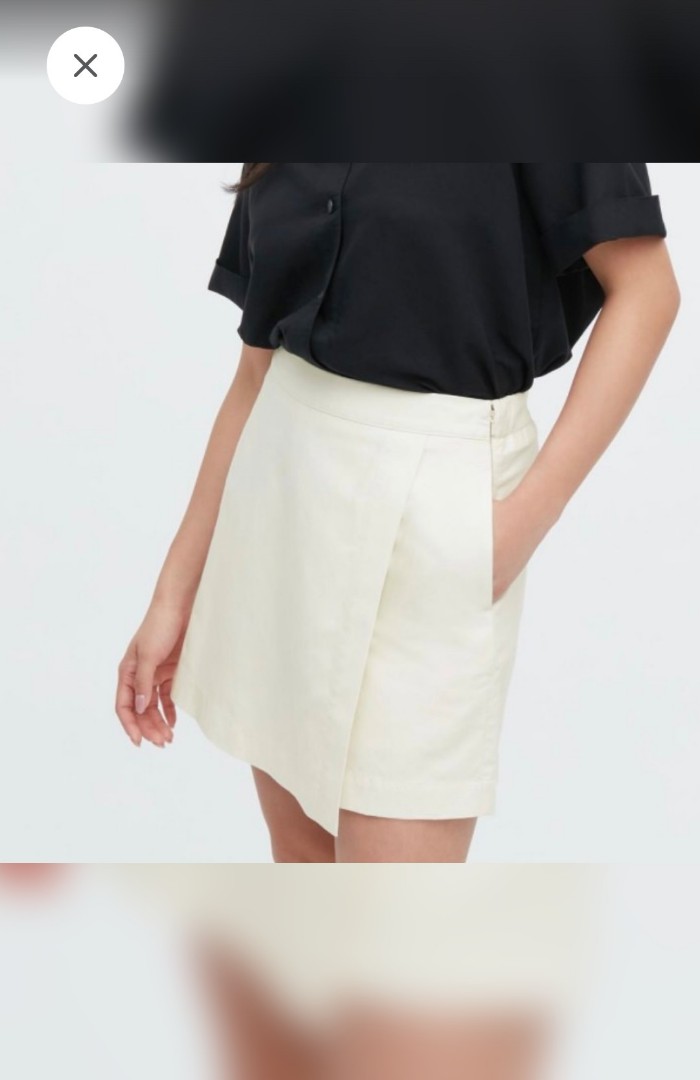 LINEN BLEND SKORT