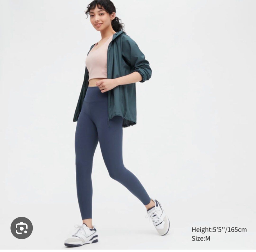 Uniqlo UV Soft Legging Tights in Teal, Women's Fashion, Activewear on  Carousell